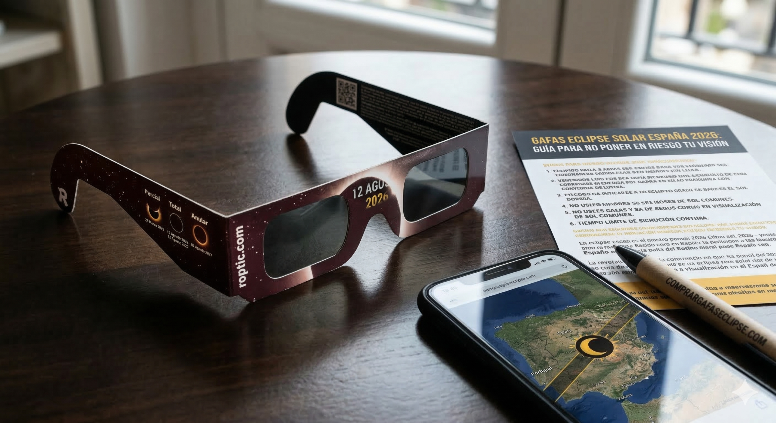 Gafas Eclipse Solar España 2026: Guía para no poner en riesgo tu visión